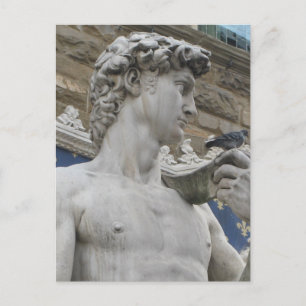 Carte Postale David Statue Michelangelo en Italie