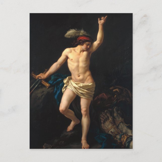 Carte Postale David Victorious, 1780 (Devant)