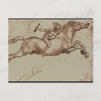 CARTE POSTALE DAVINCI RIDER II