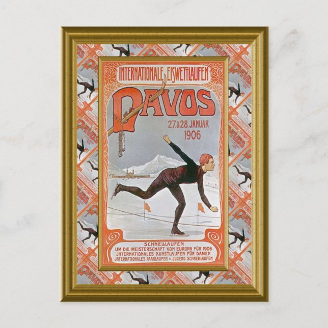 Carte Postale Davos 1906 (Devant)