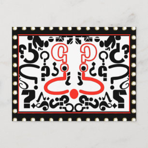 Carte Postale Dawgie Dans La Fenêtre