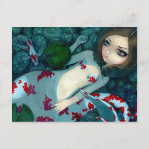 Carte postale "Daydredreaming Koi Mermaid"