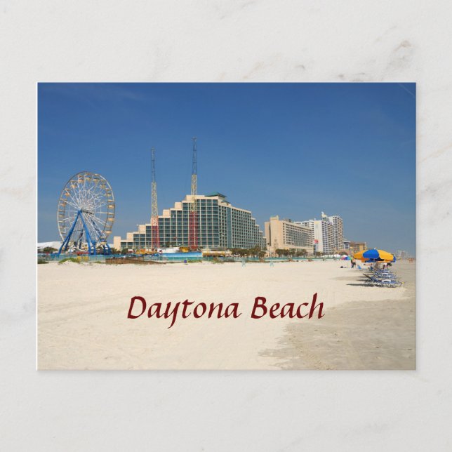 Carte Postale Daytona Beach Floride (Devant)
