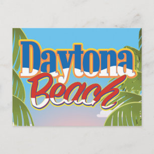 Carte Postale Daytona Beach, Floride USA poster de voyage vintag