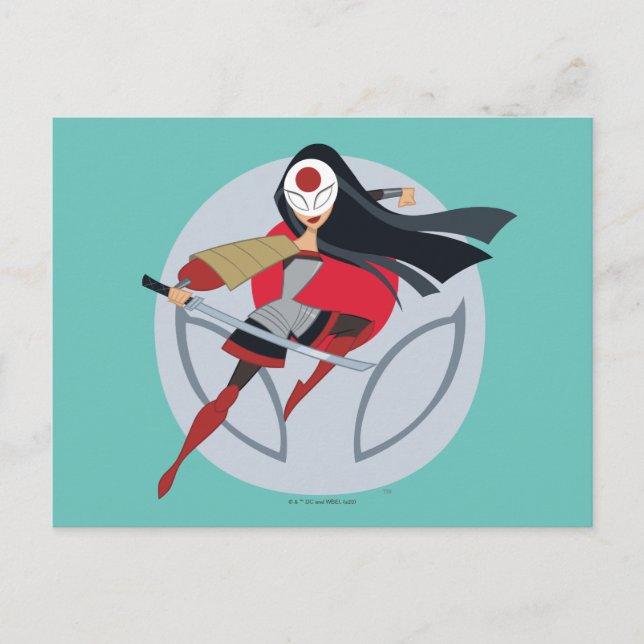 Carte Postale DC Super Hero Girls Katana (Devant)