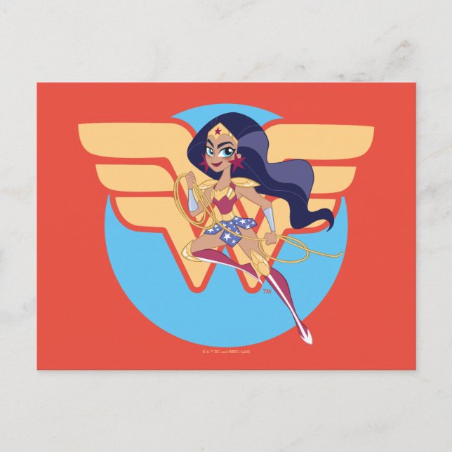 Carte Postale DC Super Hero Girls Wonder Woman (Devant)