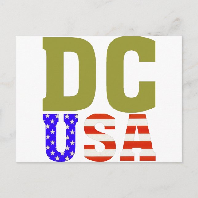 CARTE POSTALE DC USA ! (Devant)