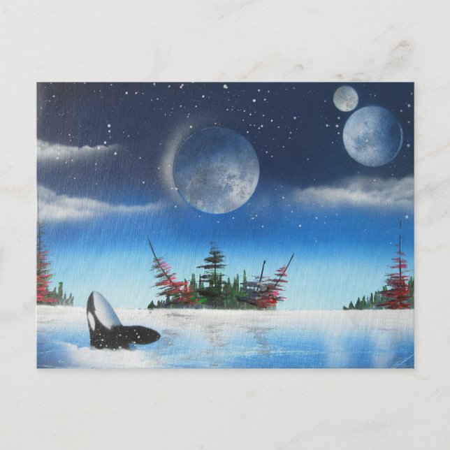 Carte postale de baleine (Devant)