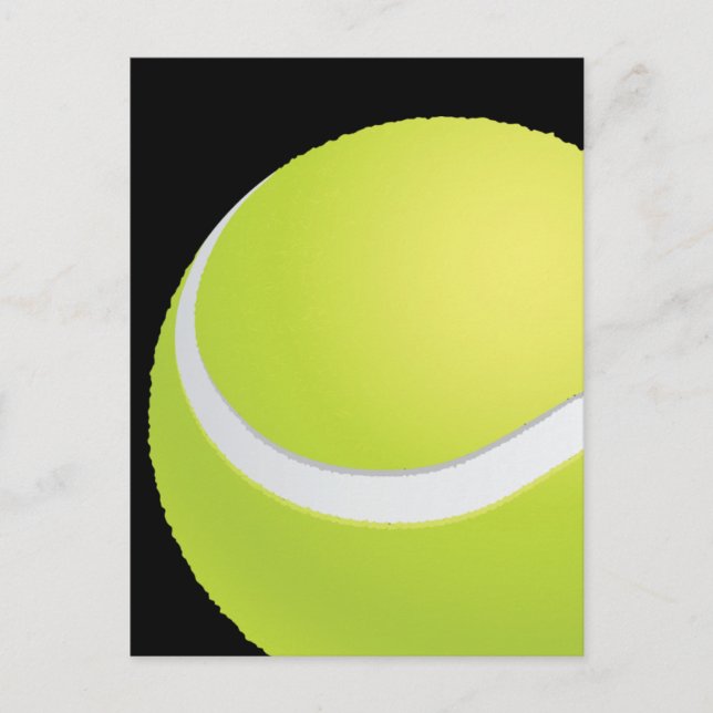 Carte postale de balle de tennis (Devant)
