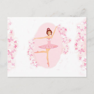 Carte postale de ballerine magnifique