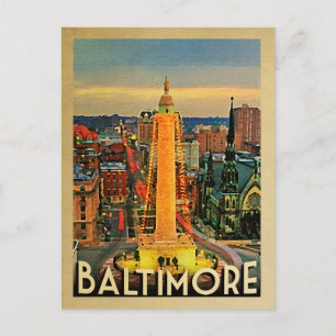Carte postale de Baltimore