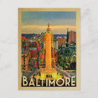 Carte postale de Baltimore