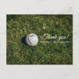 Carte postale de base-ball simple Sporty