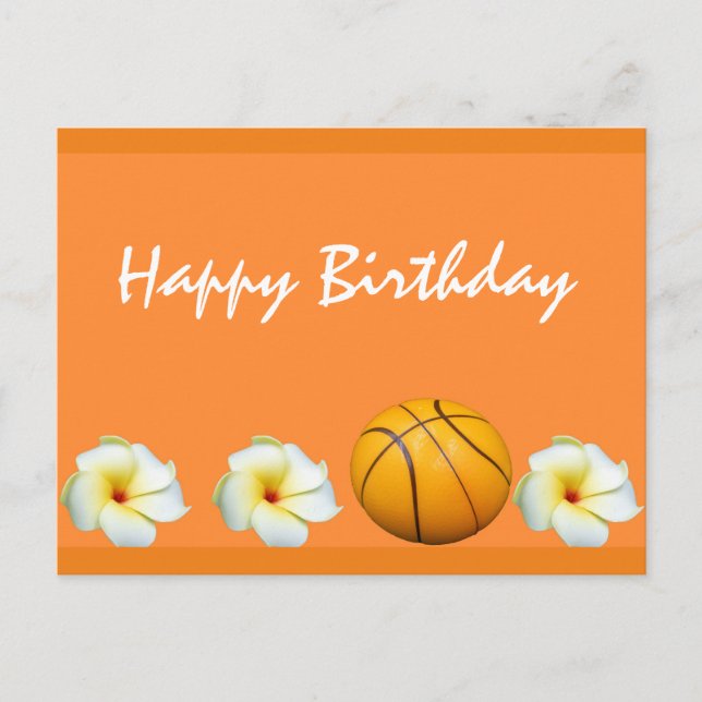 Carte postale de basket (Devant)