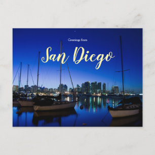 Carte postale de Bay California Salutations de San
