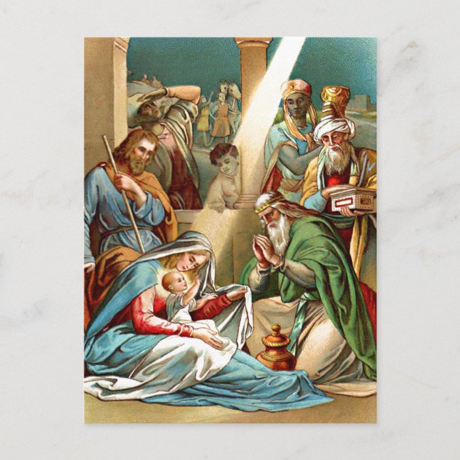 carte postale de bébé jésus (Devant)