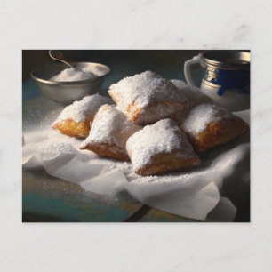 Carte postale de beignets de La Nouvelle-Orléans