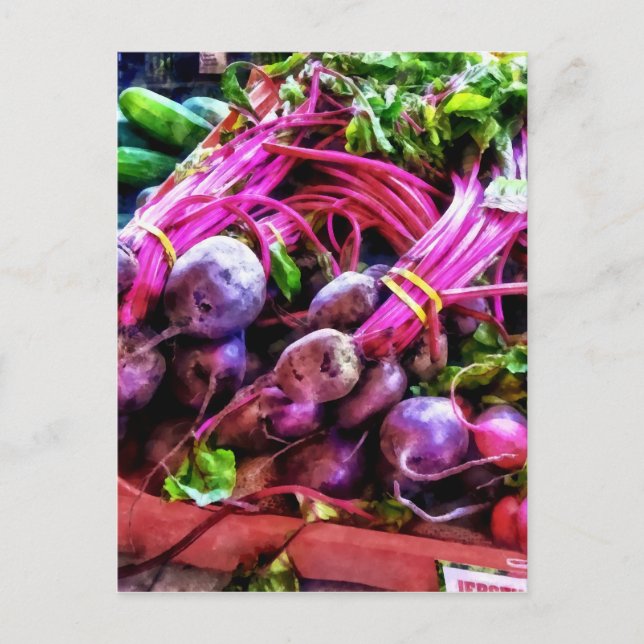 Carte postale de betteraves (Devant)