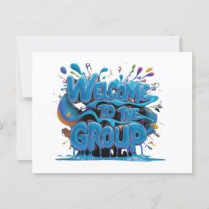 Carte postale de bienvenue