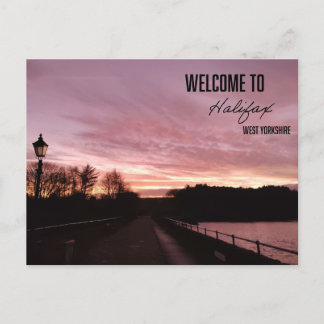 Carte postale de bienvenue à Halifax Ogden Water