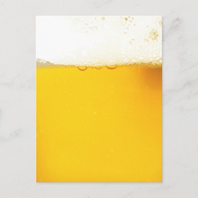 Carte postale de bière amusante (Devant)