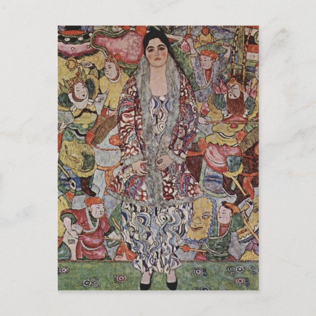 Carte postale de bière de Gustav Klimt Fredericke (Devant)