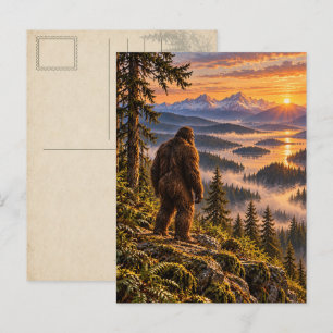 Carte postale de Bigfoot de Ridge Overlook