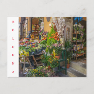 Carte postale de Bologne pour les fruits et légume