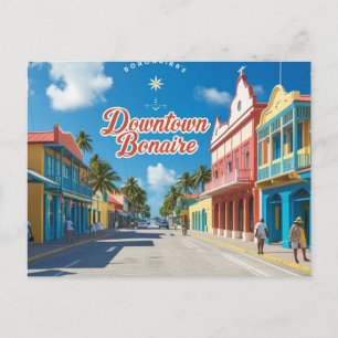 Carte postale de Bonaire centre-ville