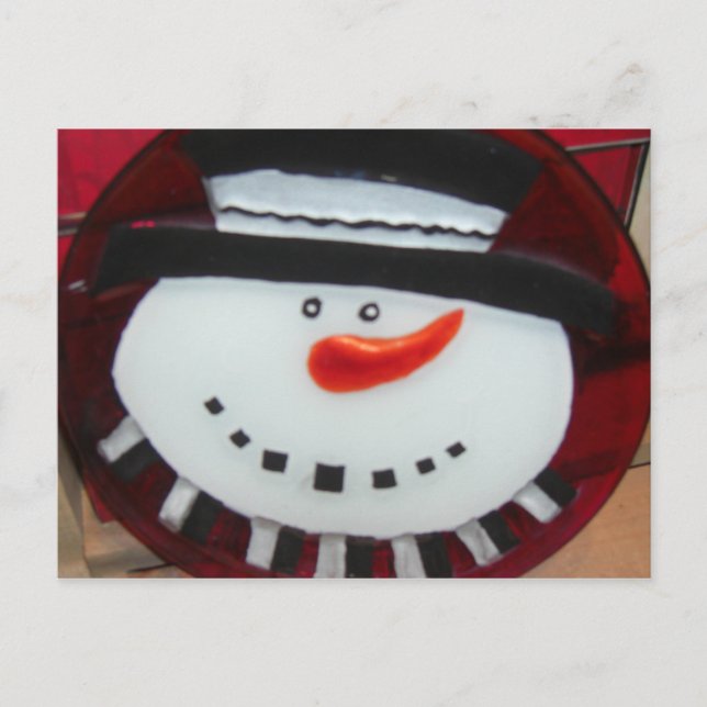 Carte postale de BONHOMME DE NEIGE (Devant)