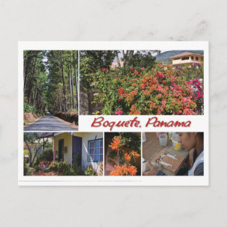Carte postale de Boquete, Panama