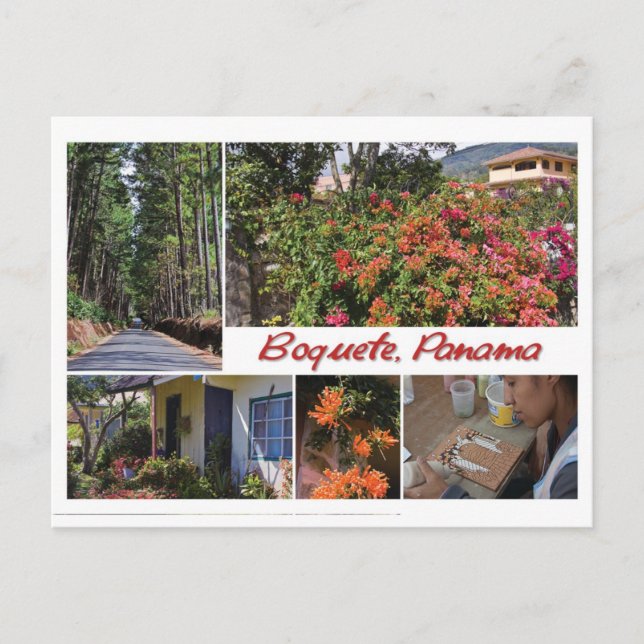 Carte postale de Boquete, Panama (Devant)
