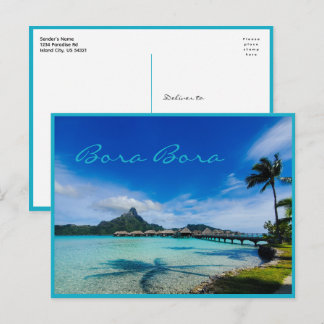 Carte postale de Bora Bora