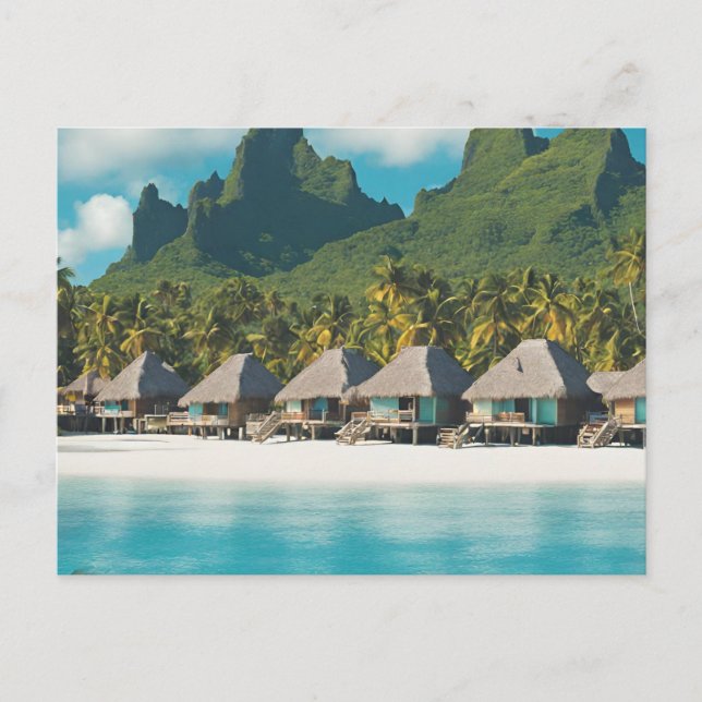 Carte postale de Bora Bora (Bora Bora e) (Devant)