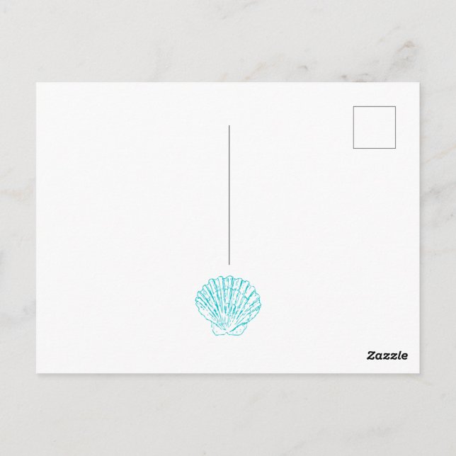 Carte postale de bord de mer (Dos)