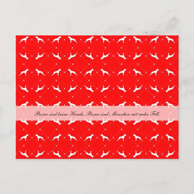 Carte postale de boxer (Devant)