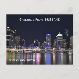 Carte postale de Brisbane Australie