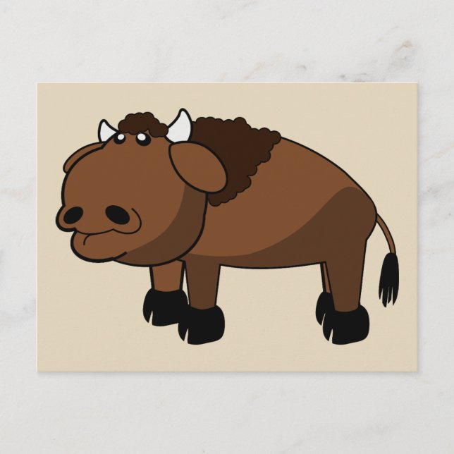 carte postale de buffalo (Devant)