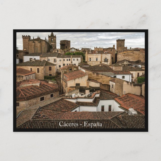 Carte postale de Caceres, belle ville espagnole (Devant)