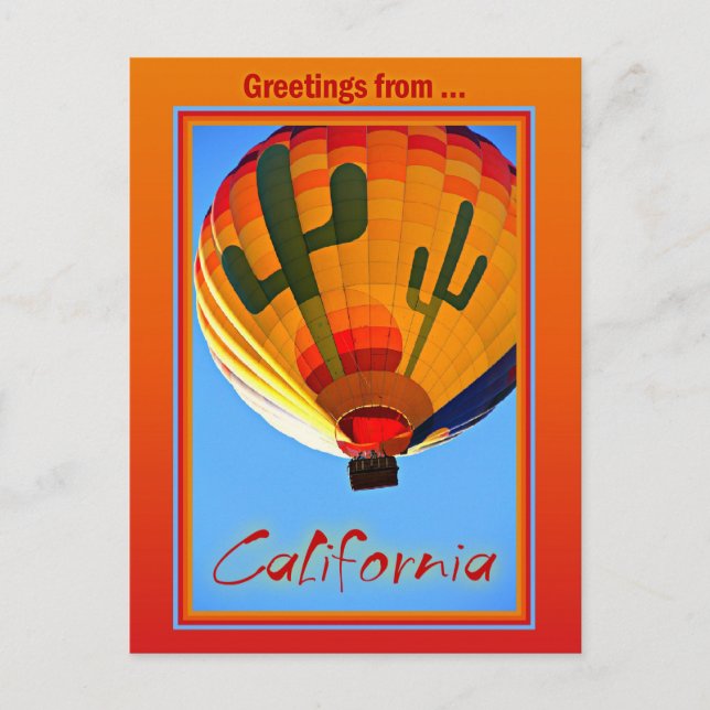 Carte postale de Californie (Devant)