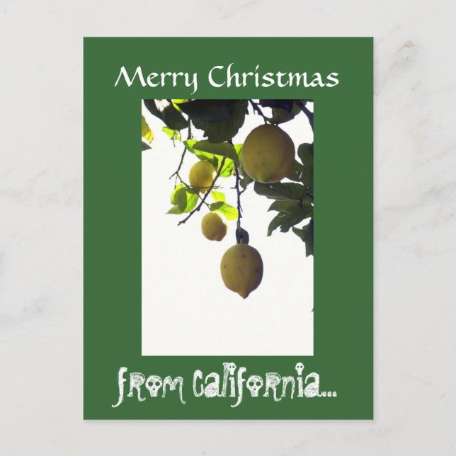 Carte postale de Californie (Devant)