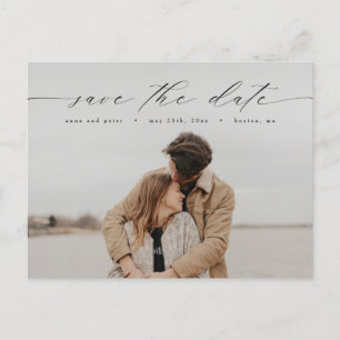 Carte postale de calligraphie moderne pour annonce