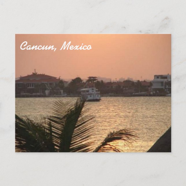 Carte postale de Cancun, Mexique (Devant)