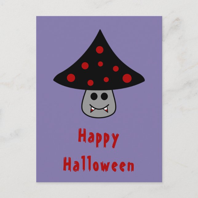 Carte postale de champignon Vampire (Devant)