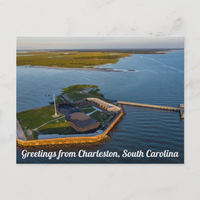 Carte postale de Charleston, Caroline du Sud (Devant)