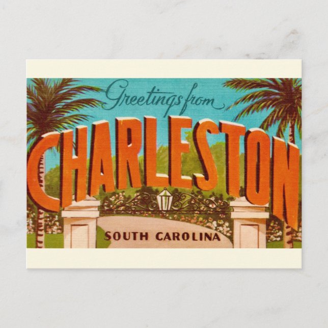 Carte postale de Charleston Caroline du Sud (Devant)