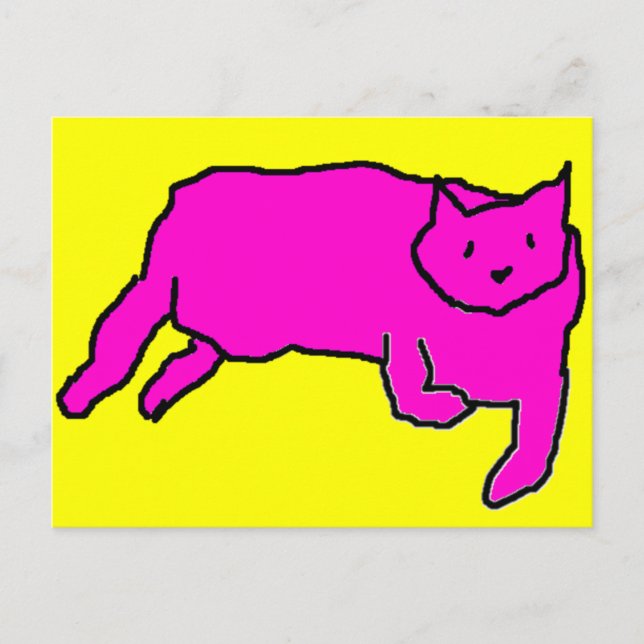 Carte postale de chat (Devant)