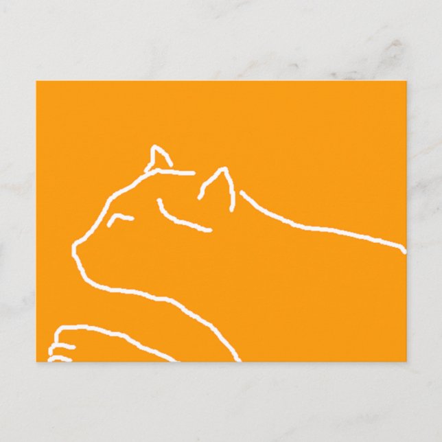 Carte postale de chat (Devant)