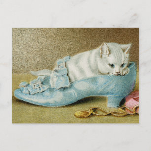 Carte postale de chats vintage