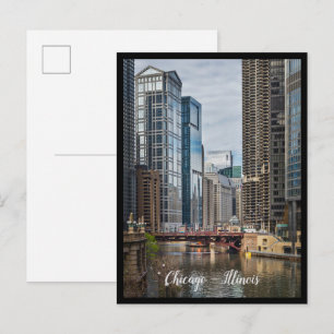 Carte postale de Chicago City, Illinois